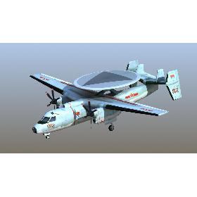 3D KJ-600 AWACs model